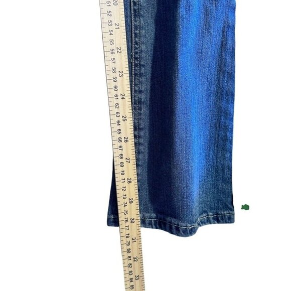 Squeeze Jeans Women's size 0 zero Distressed camo patched boot cut med wash - Picture 7 of 12